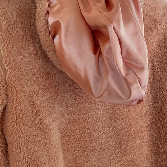 KIN Apparel Teddy Fleece Satin Hoodie - Picture 2 of 10